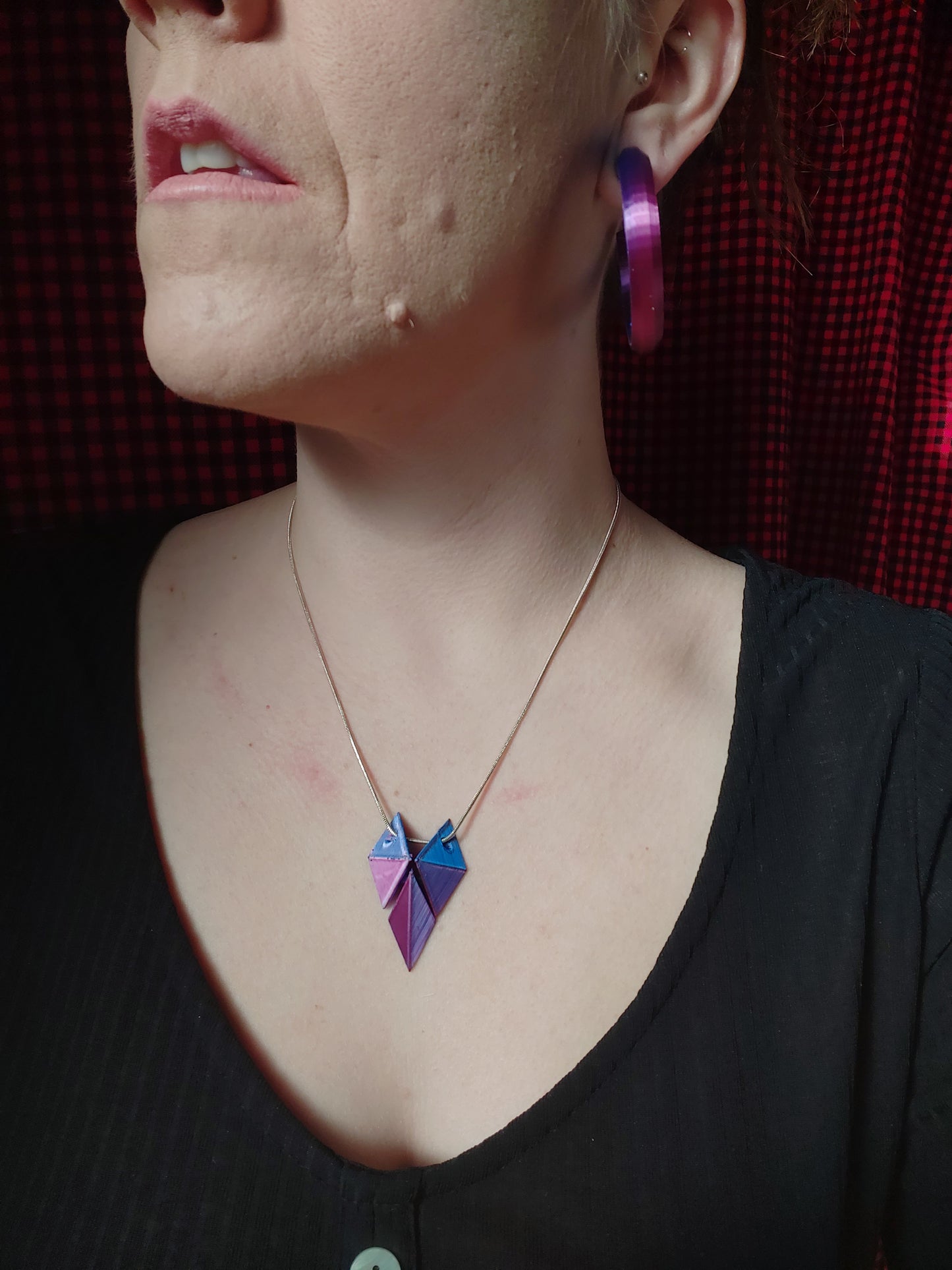 3D Printed Kinetic Heart Necklace