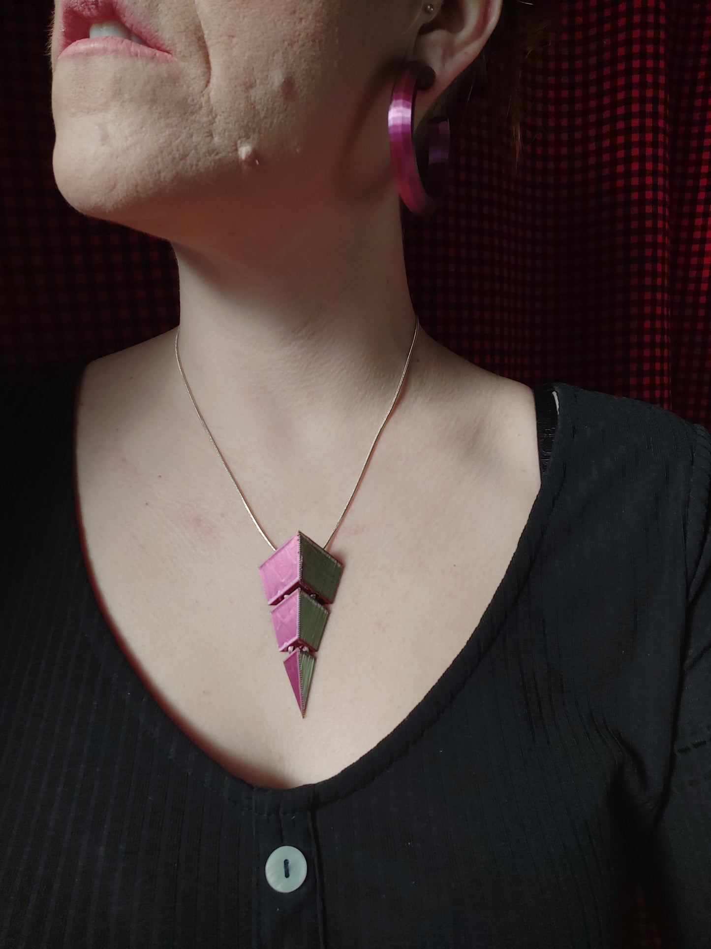 3D printed Geometric Necklace