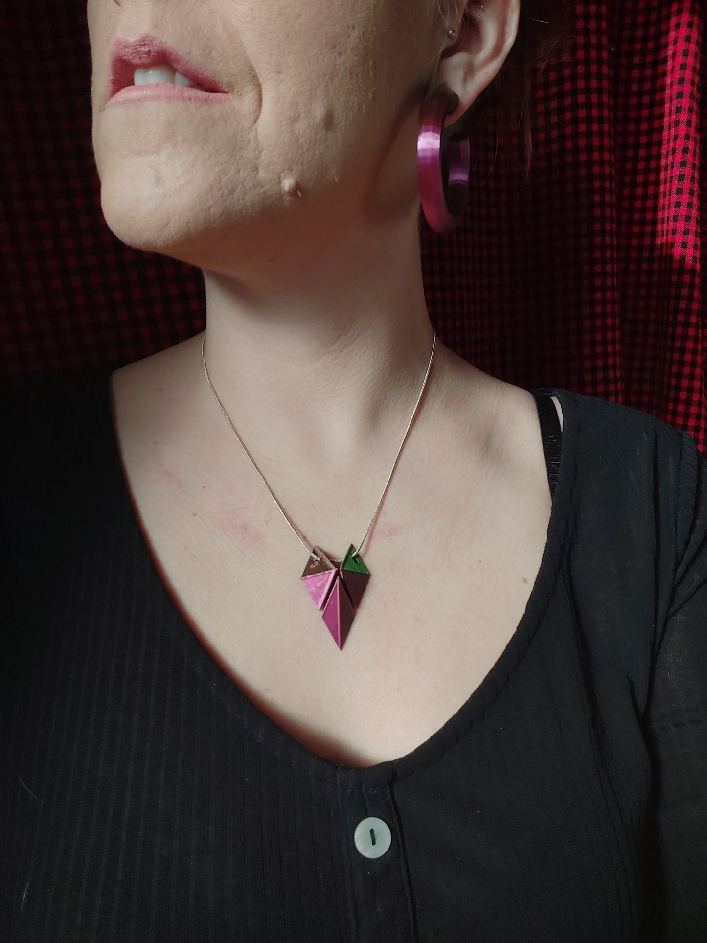 3D Printed Kinetic Heart Necklace