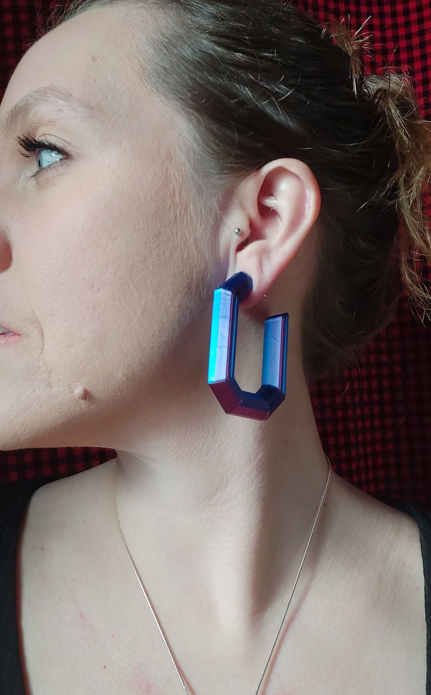 3D Printed Octagon Earrings