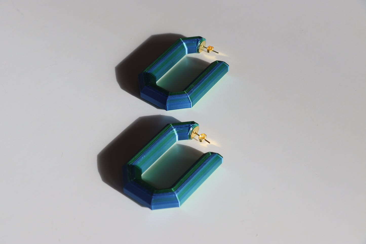 3D Printed Octagon Earrings