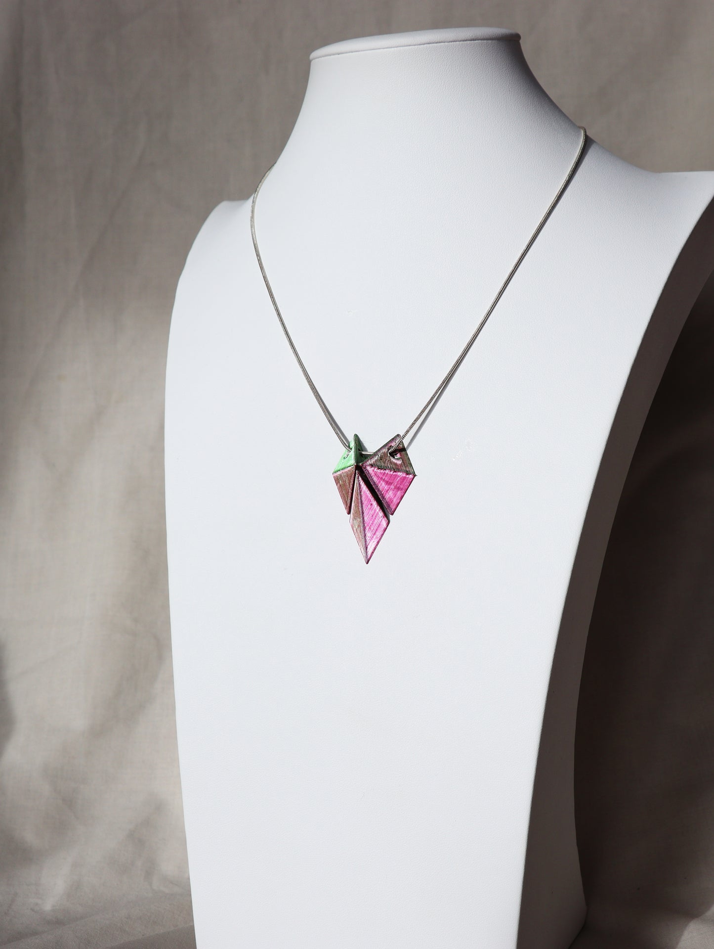 3D Printed Kinetic Heart Necklace