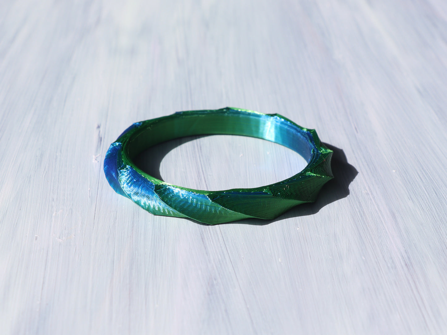 3D printed bangle - Twisted Bracelet