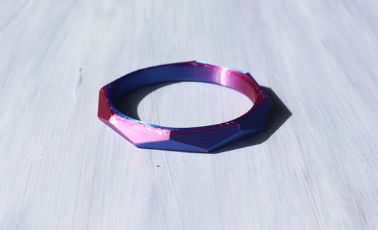 3D printed bangle - Geometric Bracelet