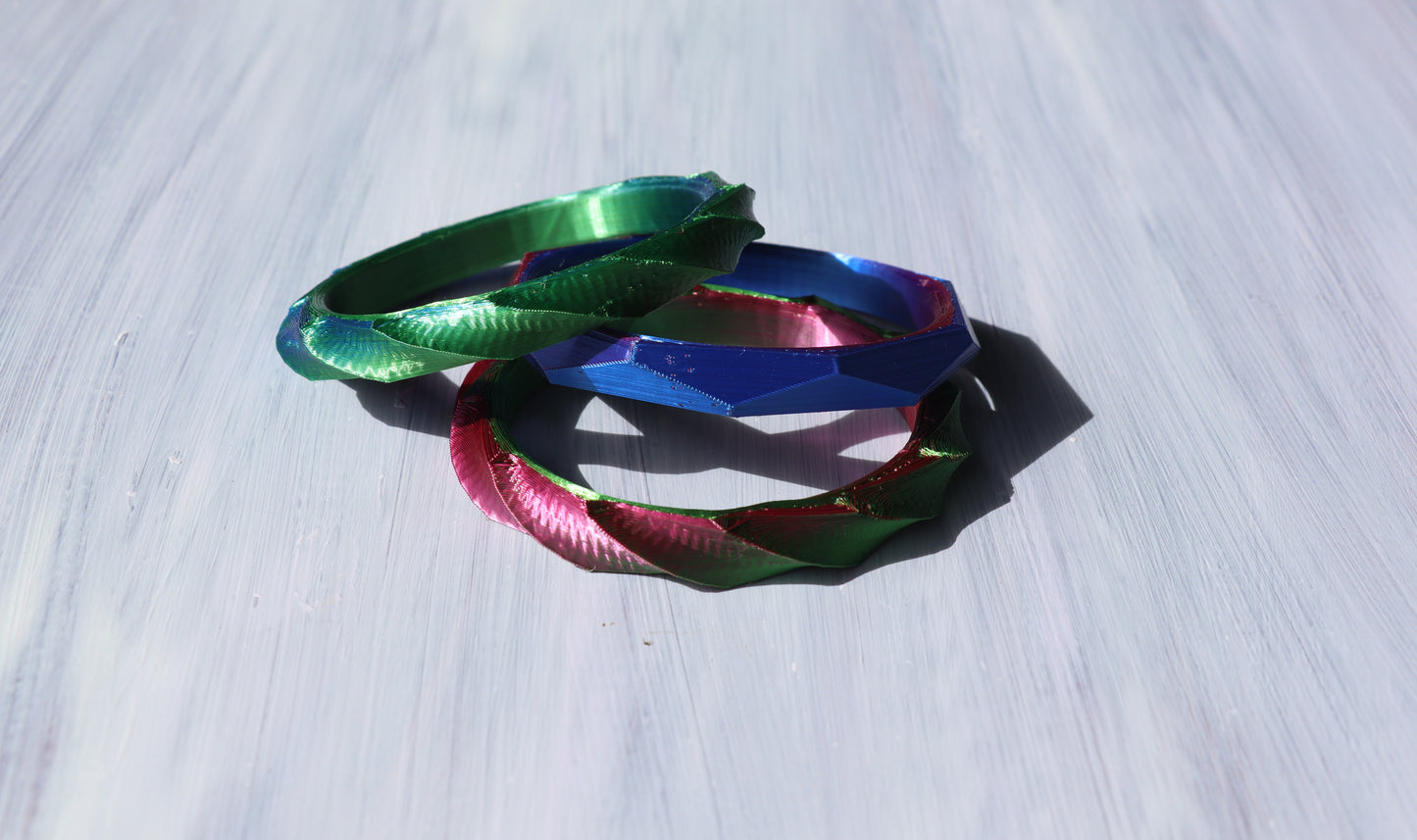 3D printed bangle - Twisted Bracelet