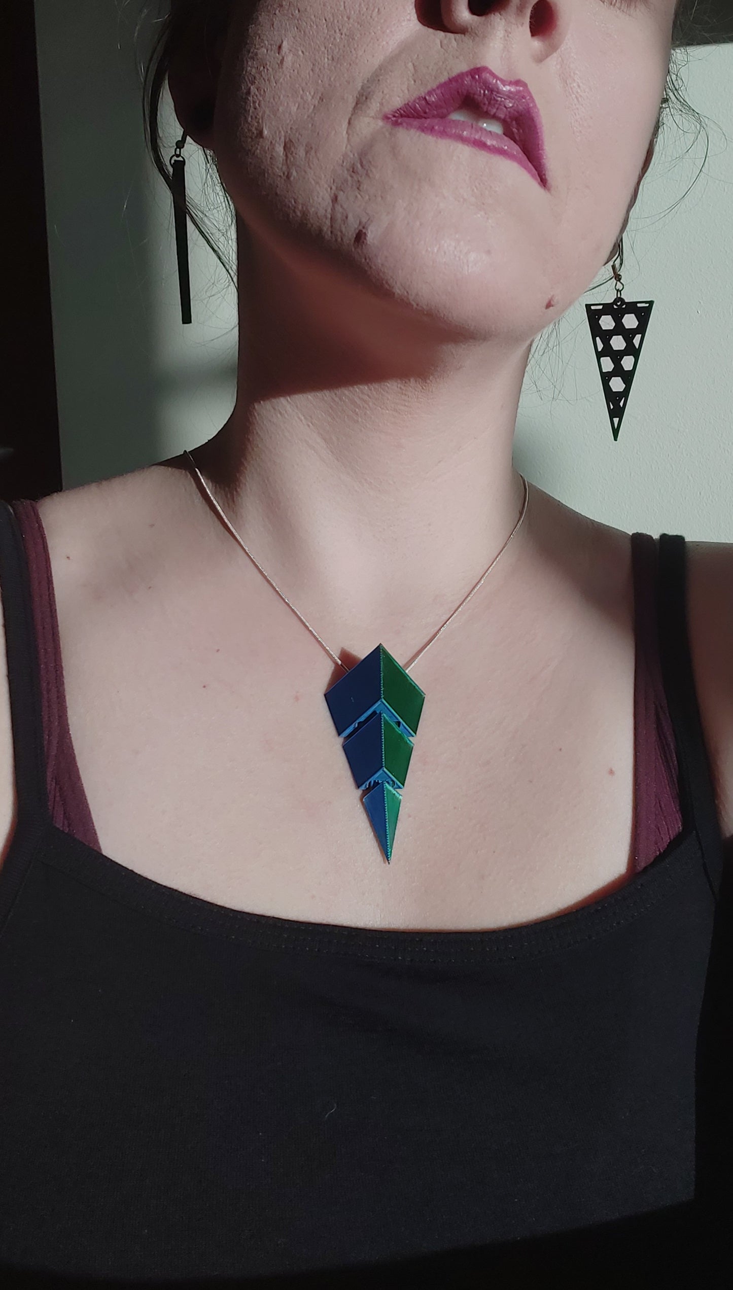 3D printed Geometric Necklace